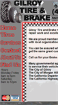 Mobile Screenshot of gilroytire.net
